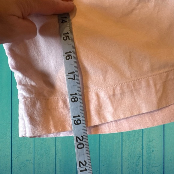 F&G Men's Golf Shorts Soft Pink Chino Shorts Size 36 Flat Front 100% Cotton - Picture 3 of 10